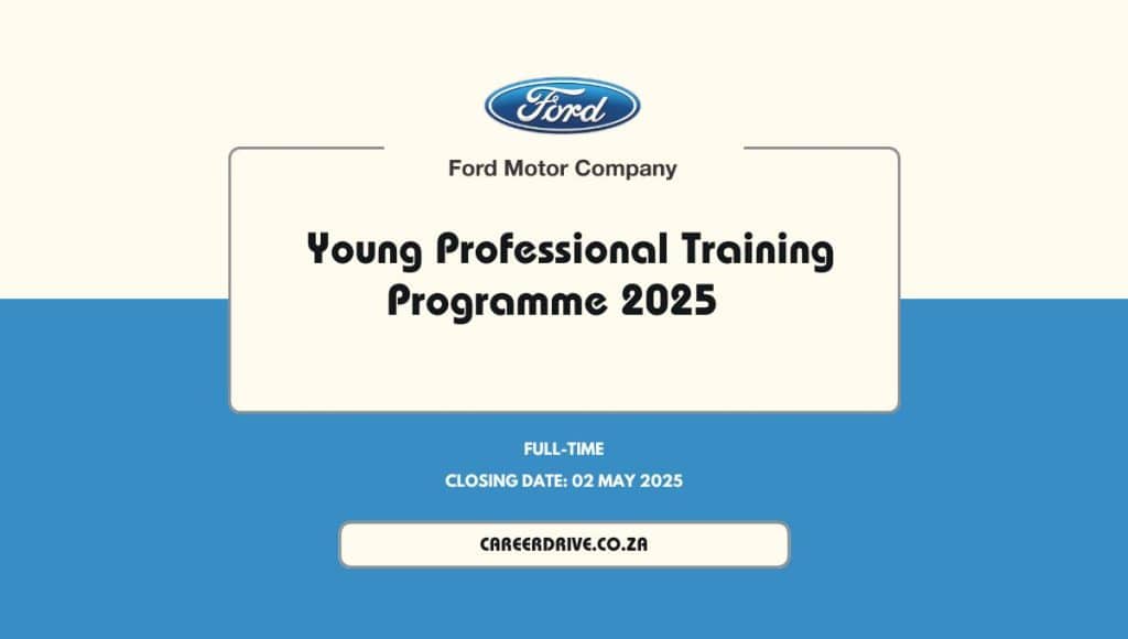 Ford Young Professional Training Programme 2025