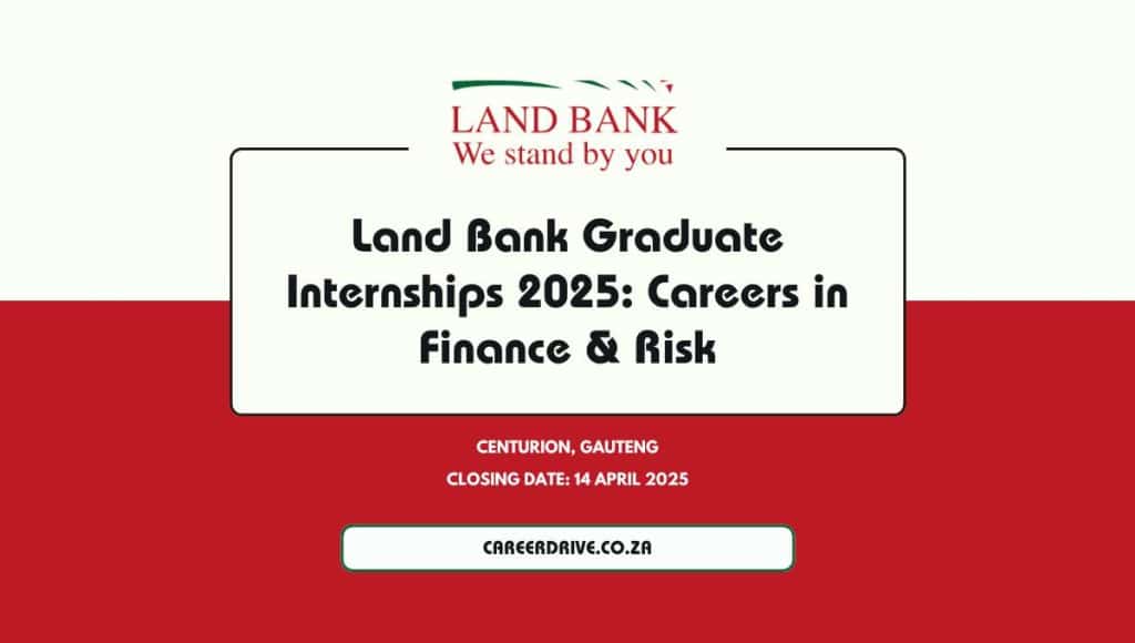 Land Bank Graduate Internships 2025 Careers in Finance & Risk