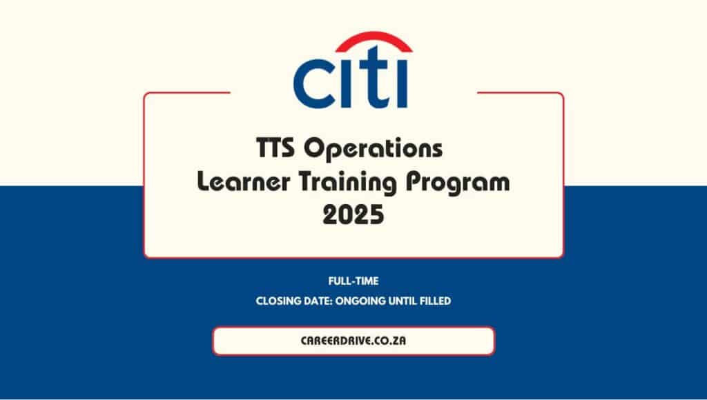 Citi Learner Training Program 2025