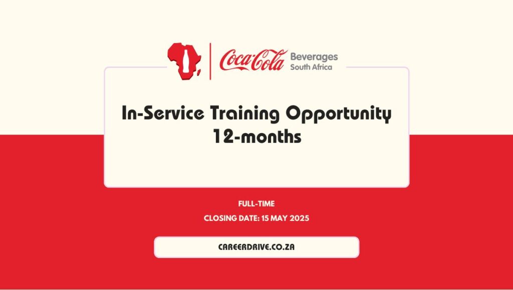 Coca cola in-service training opportunity