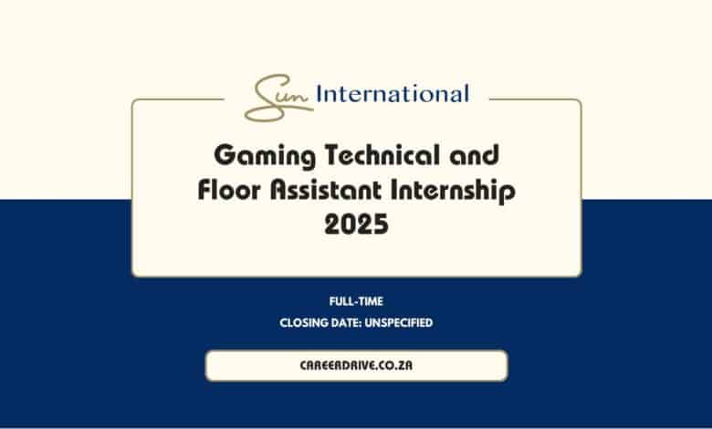 Internship at Sun International
