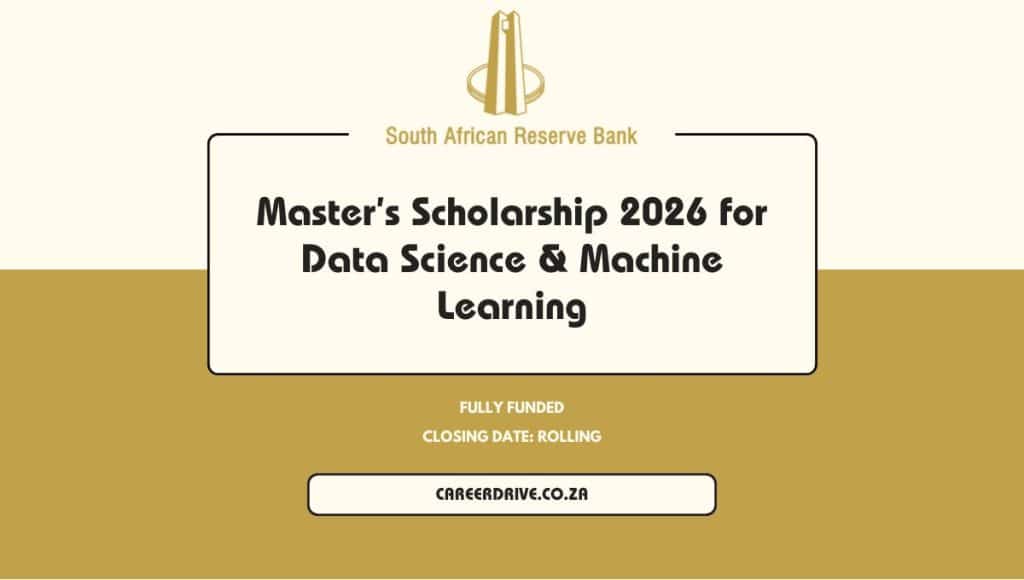 Master’s Scholarship 2026 for Data Science & Machine Learning