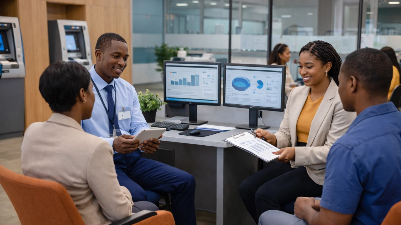 Absa financial adviser learnership participants in a South African banking environment